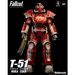 Fallout akčná figúrka 1/6 T-51 Nuka Cola Power Armor 37 cm